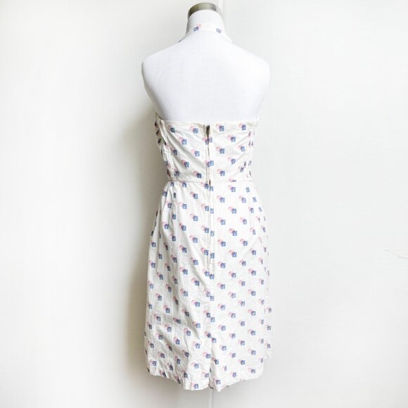 Girls From Savoy Cotton Dress Sincerely Paris Halter Pin-up Girl - Picture 2 of 13